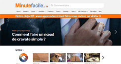 Desktop Screenshot of minutefacile.com