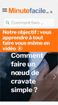 Mobile Screenshot of minutefacile.com