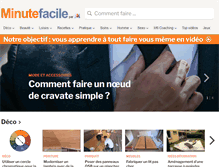 Tablet Screenshot of minutefacile.com